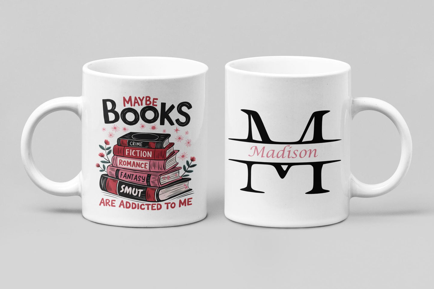 Personalized Bookworm Mug