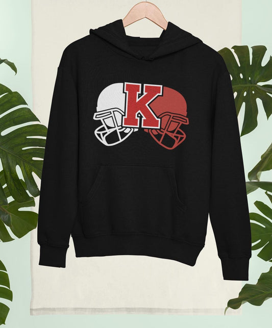 Customized Sports Hoodie - With Initial